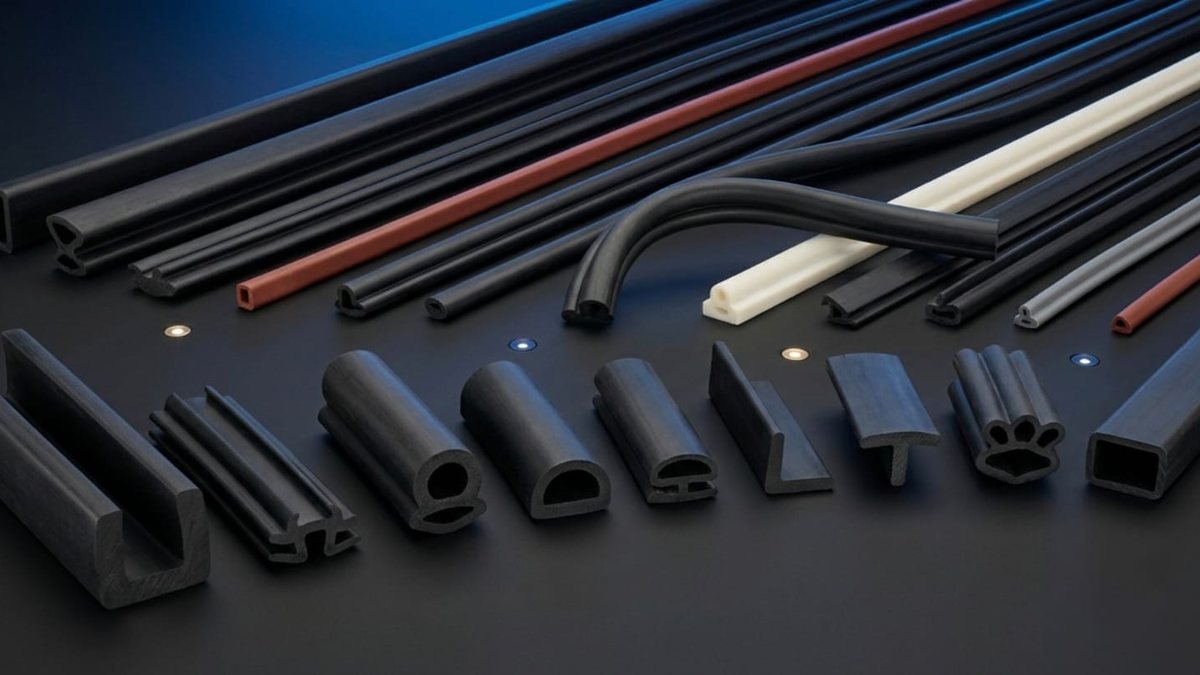 Profiles and Channels — custom rubber components by Exonel
