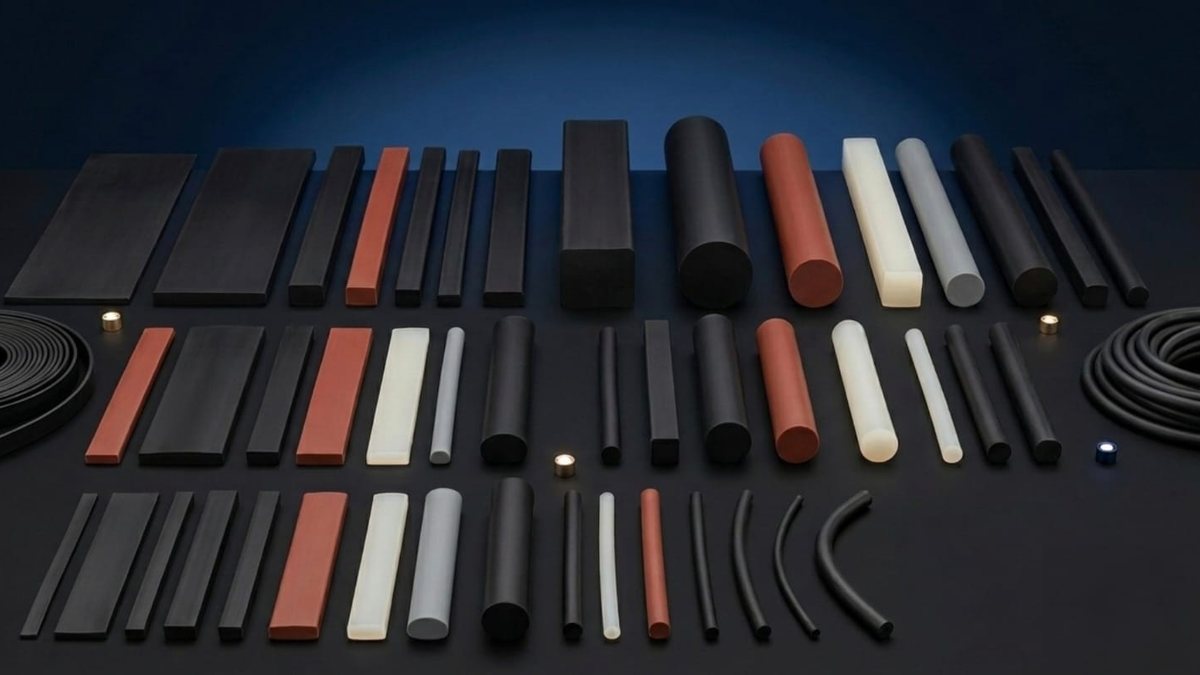 Silicone Strips and Cords — custom rubber components by Exonel